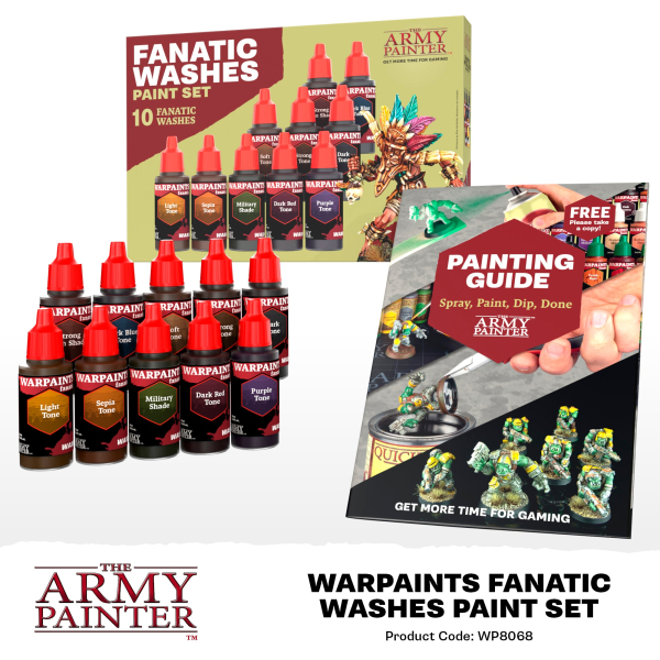 Army Painter: Fanatic Washes Paint Set
